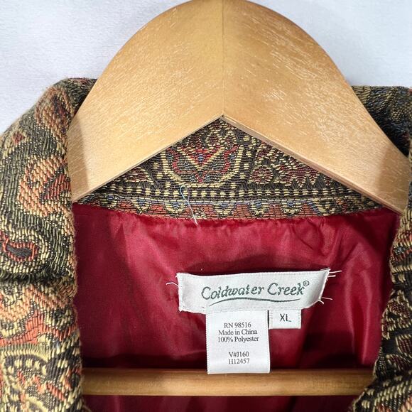 Coldwater Creek Tapestry Jacket XL - Picture 4 of 8